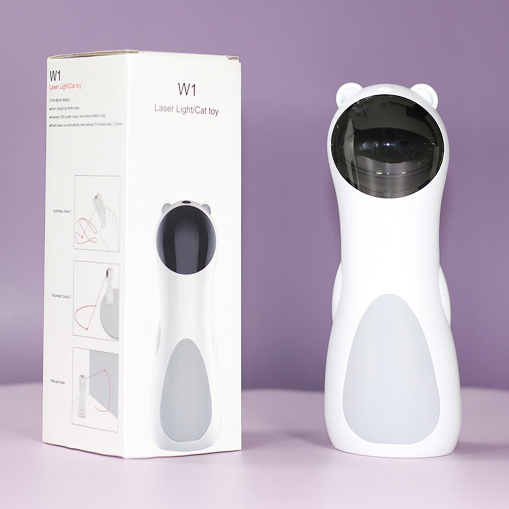 Paw-mazing LED Laser Bear for Playful Kitties