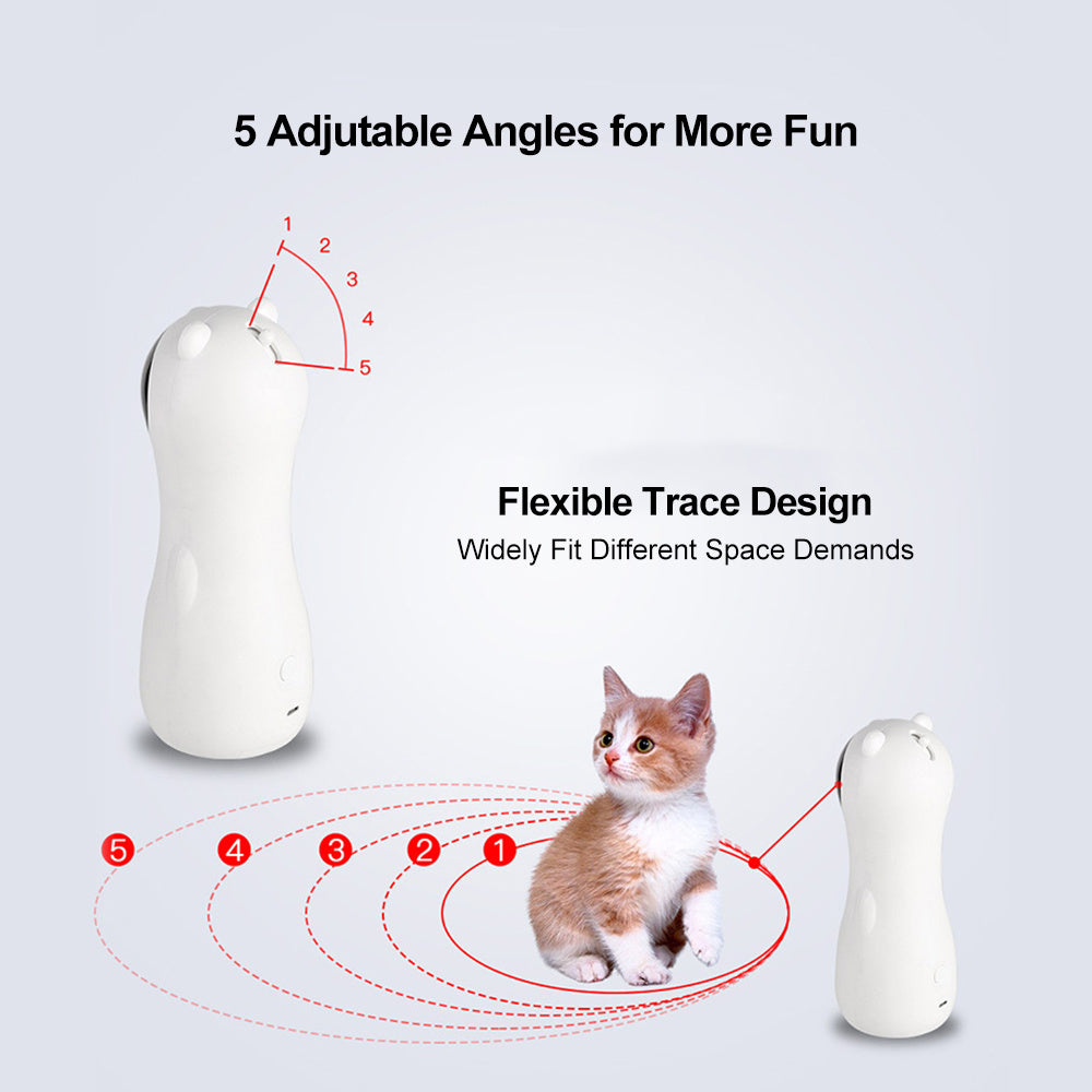 Paw-mazing LED Laser Bear for Playful Kitties