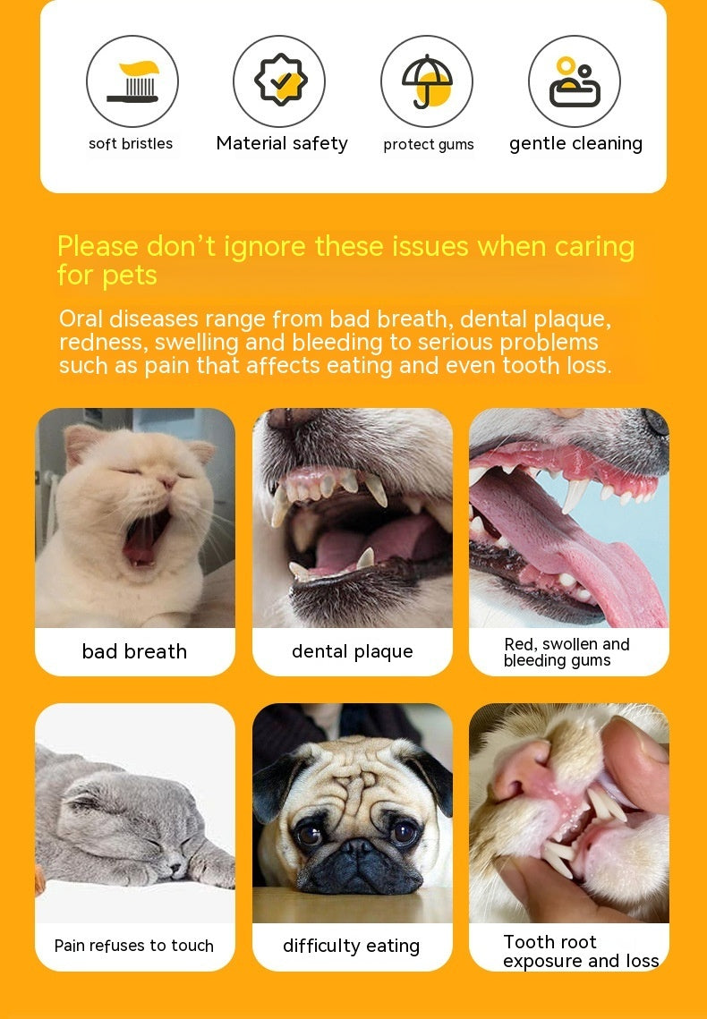 FurEver Fresh: Pet Toothbrush for Cats & Dogs