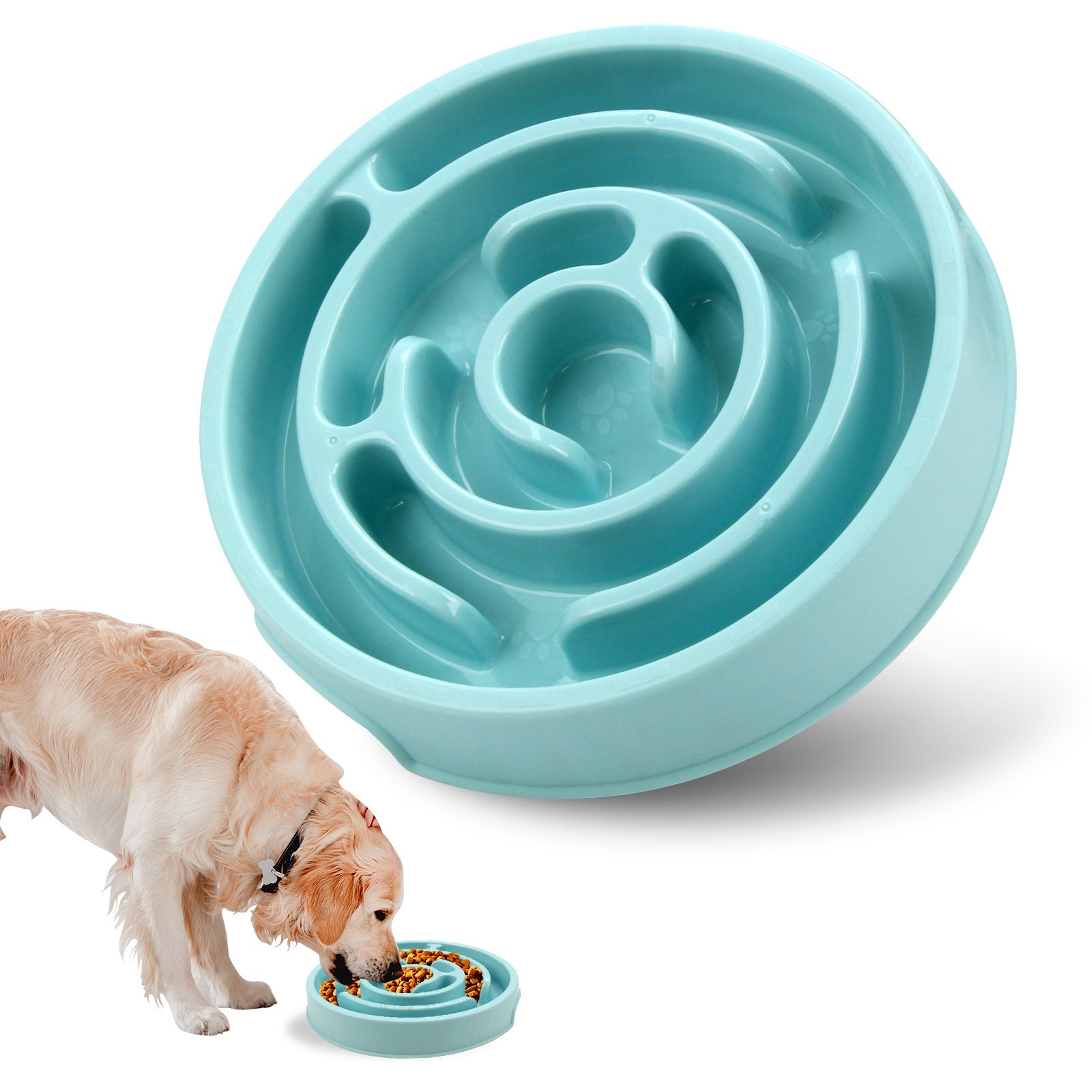 Pawfect Pace – Anti-Choke Puzzle Feeder Bowl