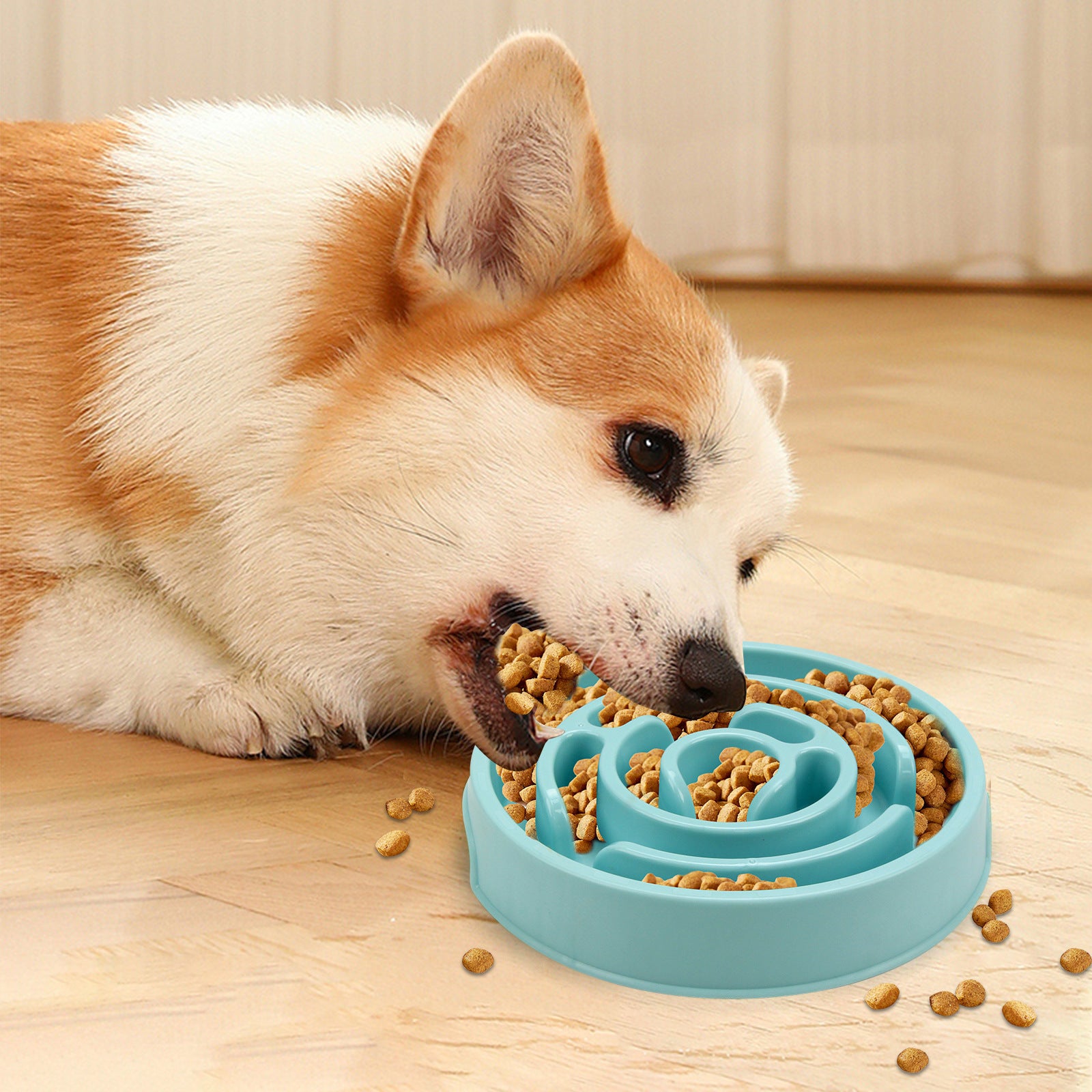 Pawfect Pace – Anti-Choke Puzzle Feeder Bowl