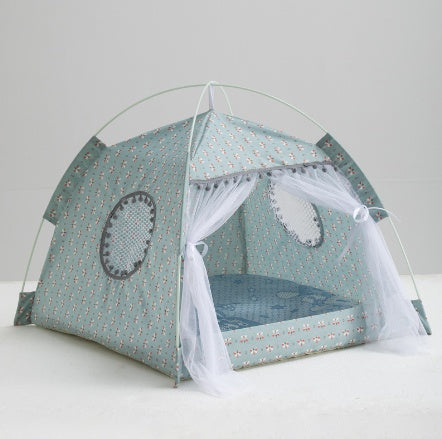 Pawfect Hideaway: Cozy Cat Tent Bed