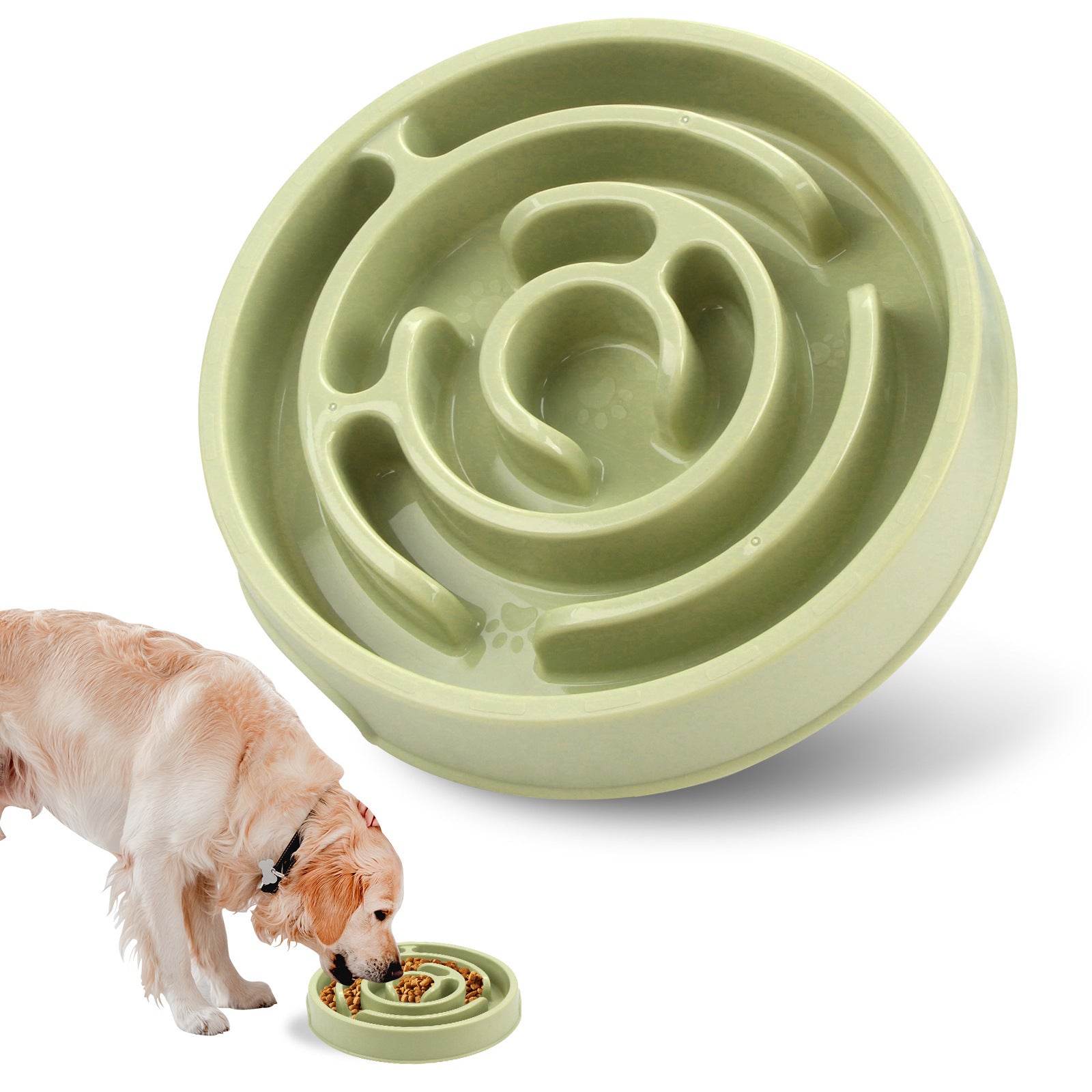 Pawfect Pace – Anti-Choke Puzzle Feeder Bowl